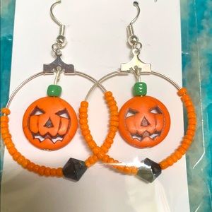 Halloween Pumpkin Earrings